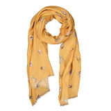 Wrendale Designs by Hannah Dale Scarf - Woodland Animals - Honeycomb