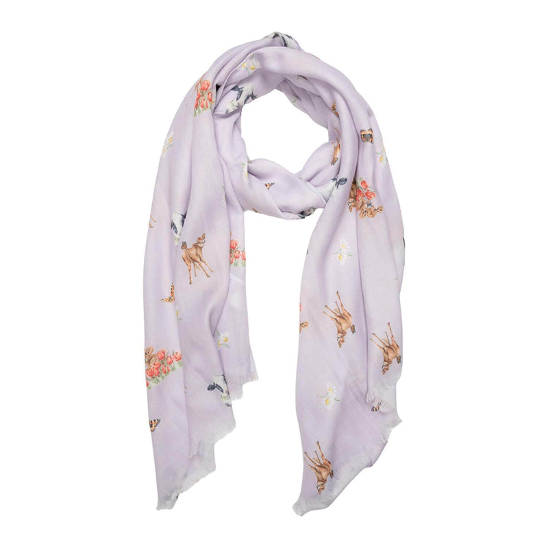 Wrendale Designs Everyday Scarf - Flutterly Fabulous - Cow