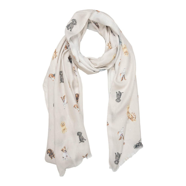 Wrendale Designs Everyday Scarf - A Dog's Life