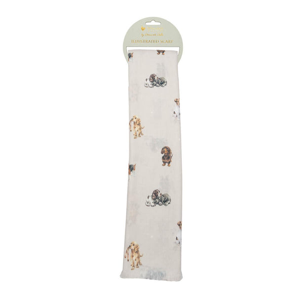 Wrendale Designs Everyday Scarf - A Dog's Life