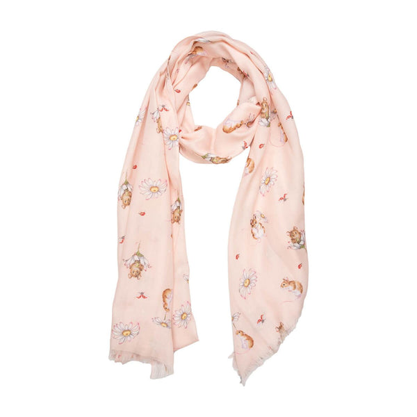 Wrendale Designs Everyday Scarf - Oops A Daisy - Mouse