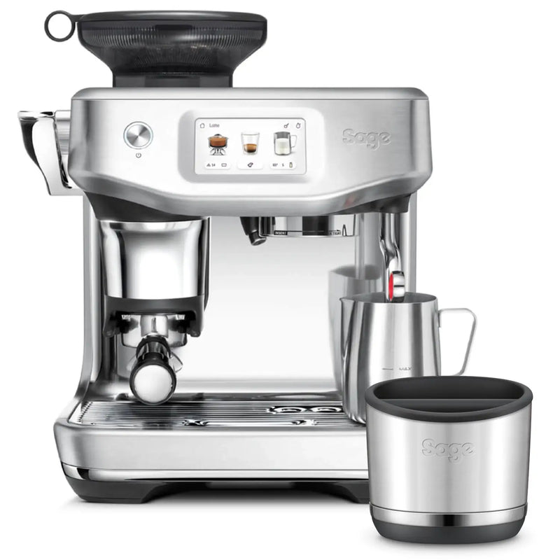 Sage Appliances SES881BSS Barista Touch Impress Bean-to-Cup Espresso Coffee Machine - Brushed Steel