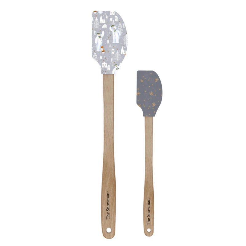 The Snowman 2-Piece Silicone Baking Spatula Set - Alpine Adventure