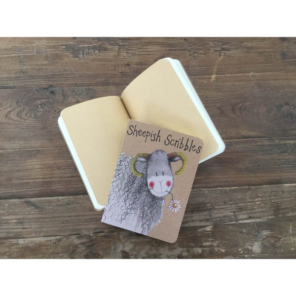 Buy Alex Clark Small Kraft Notebook Sheepish Scribbles