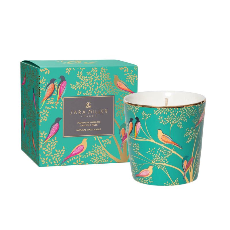 Wax Lyrical Sara Miller Scented Candle - Mandarin, Tuberose & Wild Musk