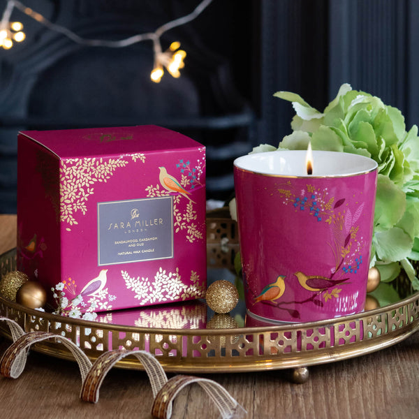 Wax Lyrical Sara Miller Scented Candle - Sandalwood, Cardamom & Oud