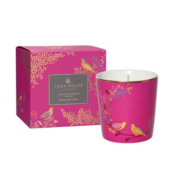 Wax Lyrical Sara Miller Scented Candle - Sandalwood, Cardamom & Oud