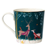 Sara Miller London Woodland Tales 340ml Mug - Deer & Robin