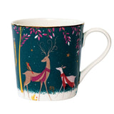 Sara Miller London Woodland Tales 340ml Mug - Deer & Robin