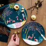 Sara Miller London Woodland Tales Serving Plate - Deer & Robin