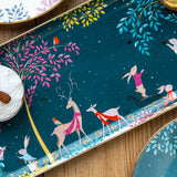 Sara Miller London Woodland Tales Sandwich Tray - Deer & Robin