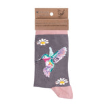 Wrendale Designs by Hannah Dale Ladies Bird Socks - Wisteria Wishes