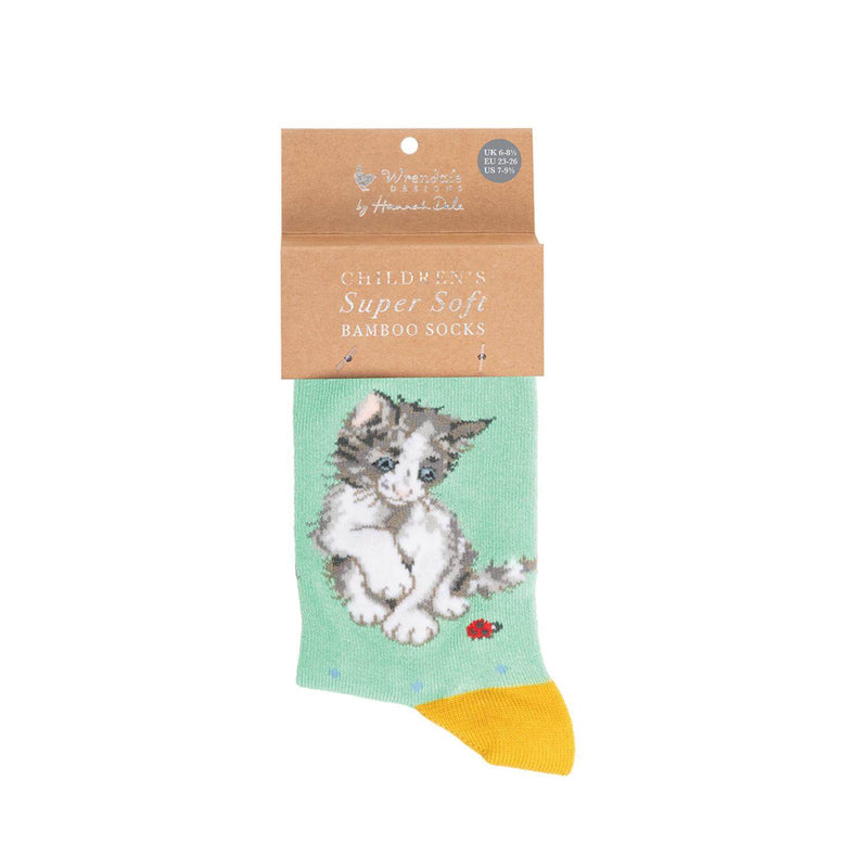 Wrendale Designs By Hannah Dale Childrens 6 to 8½ Bamboo Socks - Ladybird