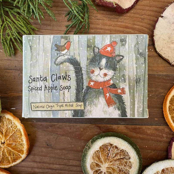 Alex Clark Christmas Soap - Santa Claws