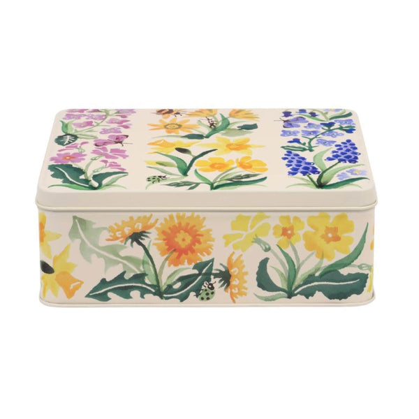 Emma Bridgewater Deep Rectangular Tin - Wild Flowers