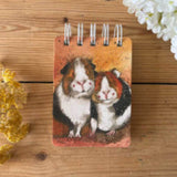 Alex Clark Small Spiral Bound Notepad - Guinea Pigs