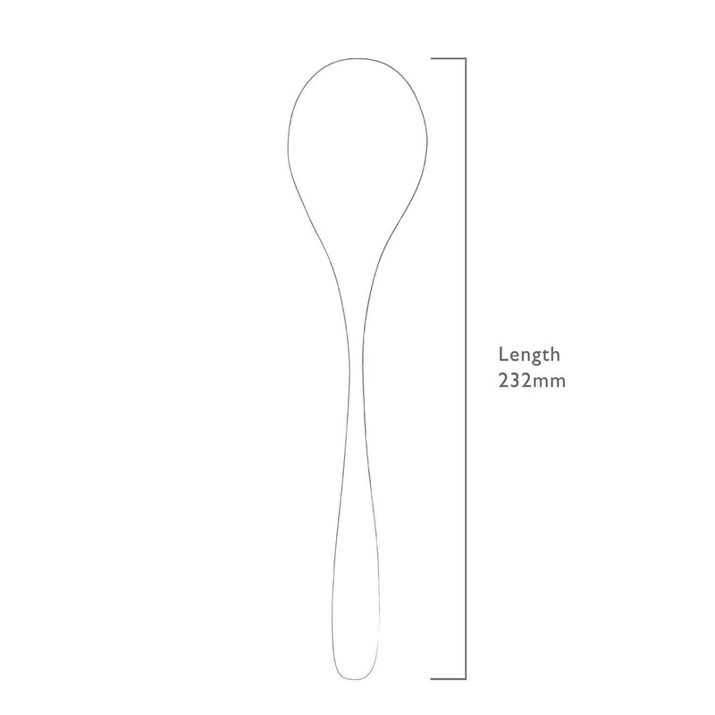 Robert Welch Stanton Bright Stainless Steel Serving Spoon