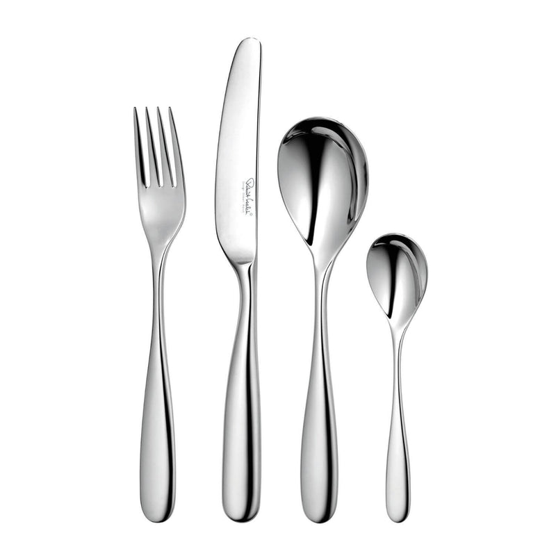 Robert Welch Stanton Bright Stainless Steel Cutlery Set - 24 Piece