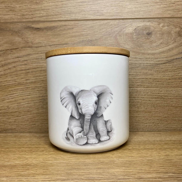 Katherine Sheard Fine China Storage Jar - Elsie Elephant