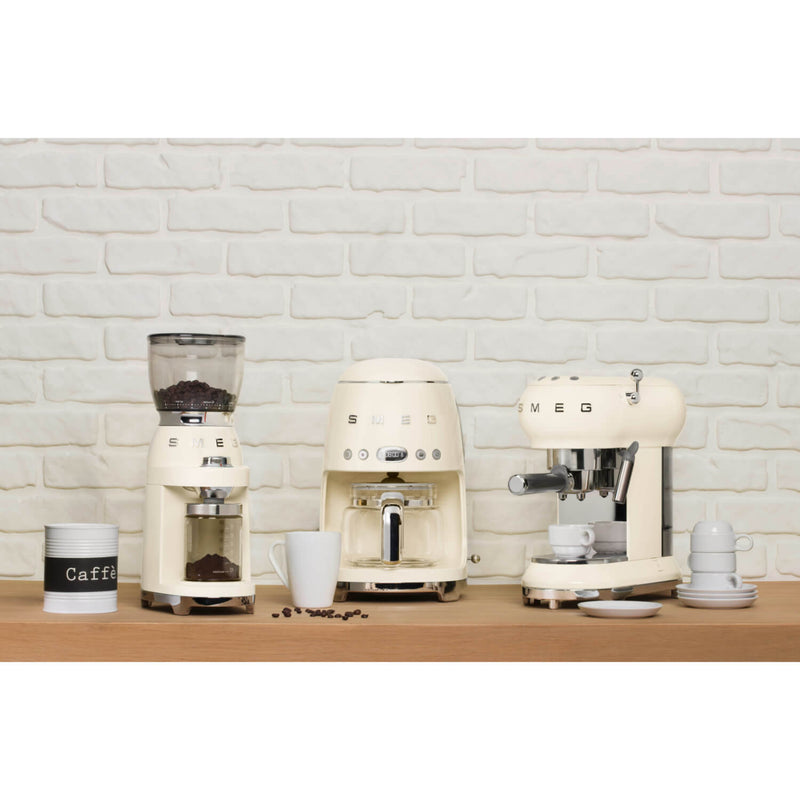 Smeg 50's Style Retro CGF11 Coffee Grinder - Cream