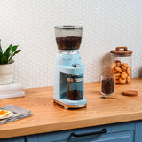 Smeg 50's Style Retro CGF11 Coffee Grinder - Pastel Blue