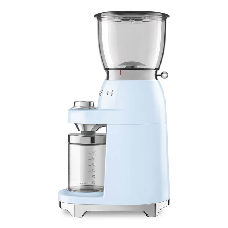 Smeg 50's Style Retro CGF11 Coffee Grinder - Pastel Blue