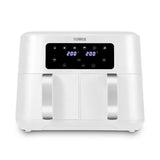 Tower T17137WHT Vortx 8.5L Dual Basket Digital Air Fryer - White