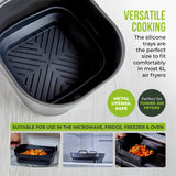 Tower Air Fryer Square Foldable Trays - Pack of 2