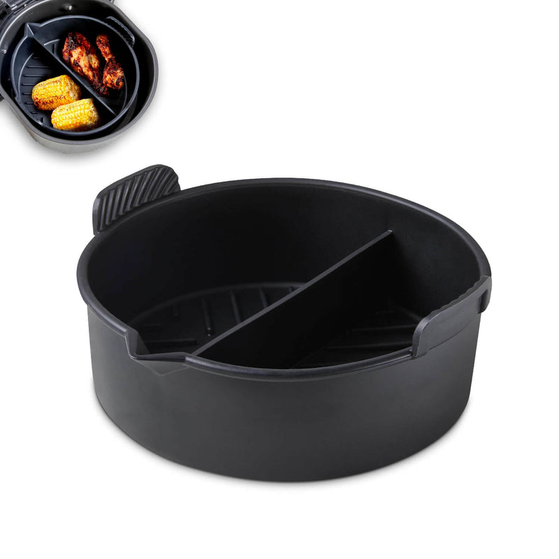 Tower Air Fryer Round Solid Tray with Divider