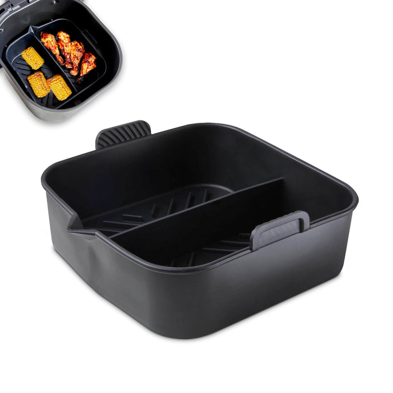 Tower Air Fryer Square Solid Tray with Divider