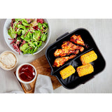 Tower Air Fryer Square Solid Tray with Divider