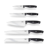 Taylor's Eye Witness 5-Piece Kitchen Knife & Rubberwood Knife Block Set