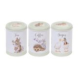 Wrendale Designs by Hannah Dale Tea, Coffee & Sugar Canisters - The Country Set