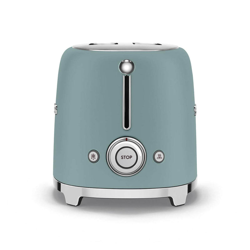 Smeg 50's Style Retro TSF01 2 Slice Toaster - Matte Emerald Green