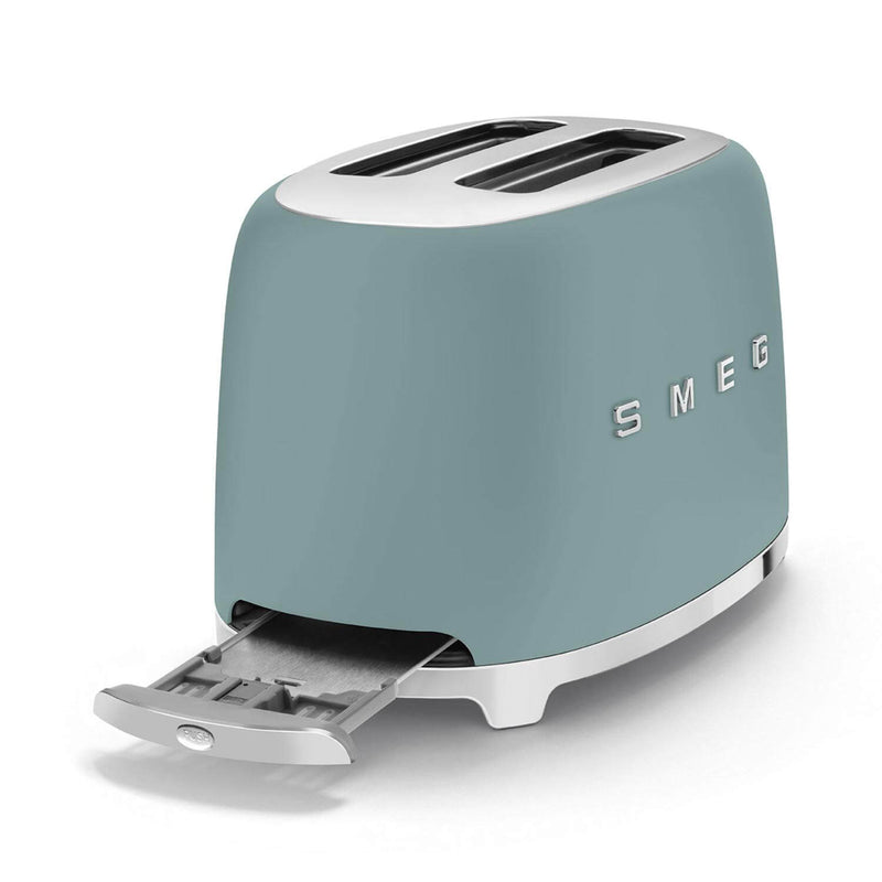 Smeg 50's Style Retro TSF01 2 Slice Toaster - Matte Emerald Green