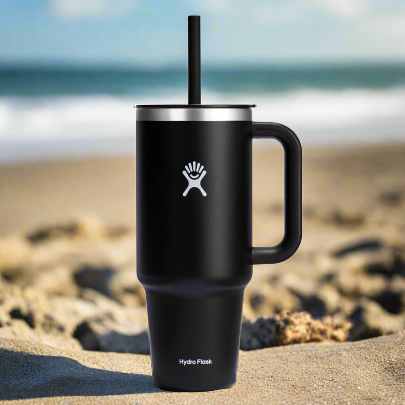 Hydro Flask 1.18Ltr All Around Travel Tumbler - Black