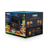 Tower T17151 Vortx 8L Vizion Dual Basket Digital Air Fryer - Black