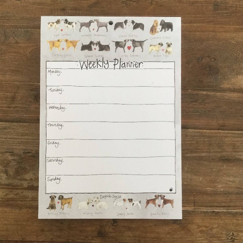 Alex Clark Weekly Planner - Delightful Dogs