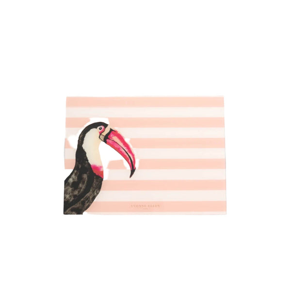 Yvonne Ellen Glass Worktop Saver - Toucan