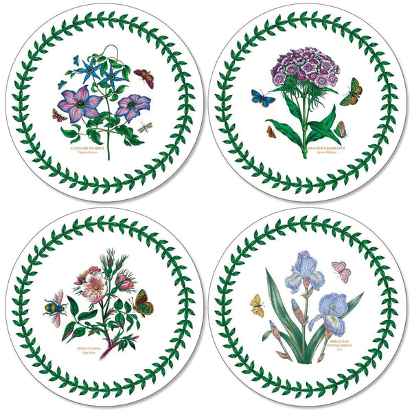 Portmeirion Botanic Garden Round Coasters - Set of 4