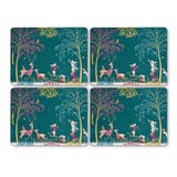 Sara Miller London Woodland Tales Placemats - Set Of 4