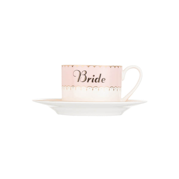 Yvonne Ellen Fine China Teacup & Saucer - Bride