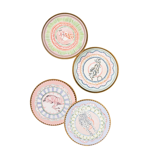 Yvonne Ellen Cork Back Round Coasters - Set Of 4