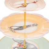 Yvonne Ellen 3 Tier Fine China Cake Stand - Animal