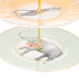 Yvonne Ellen 3 Tier Fine China Cake Stand - Animal