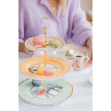 Yvonne Ellen 3 Tier Fine China Cake Stand - Animal