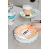 Yvonne Ellen 4-Piece Fine China Tea Plate Set - Cheeky