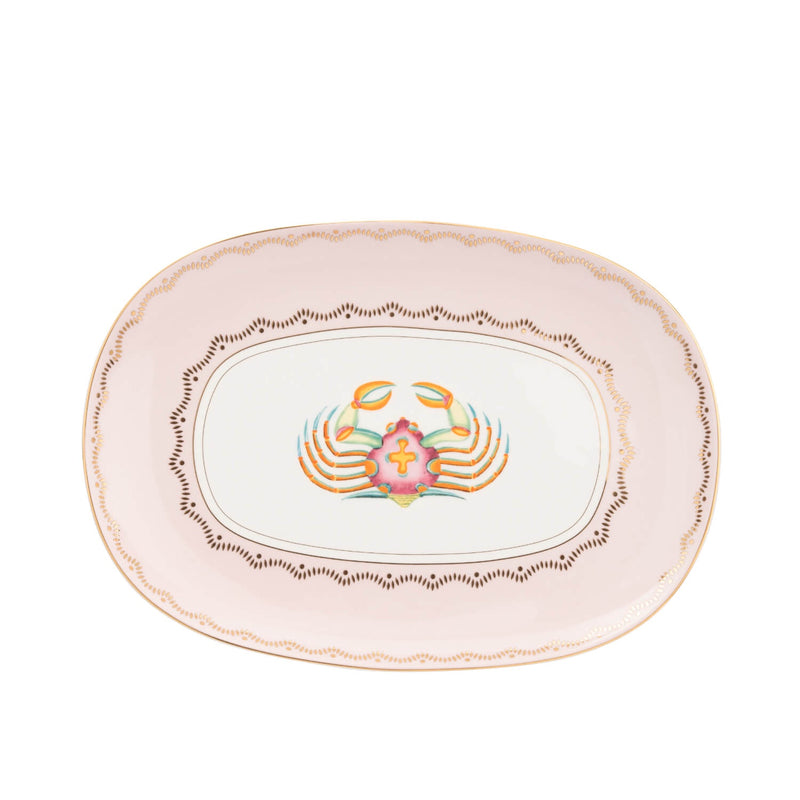 Yvonne Ellen 34cm Fine China Platter - Crab