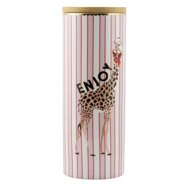 Yvonne Ellen Fine China Large Storage Jar - Giraffe