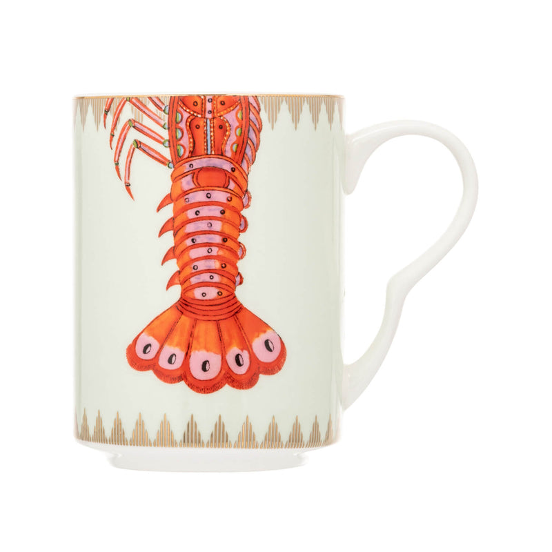 Yvonne Ellen Bone China Medium Mug - Lobster